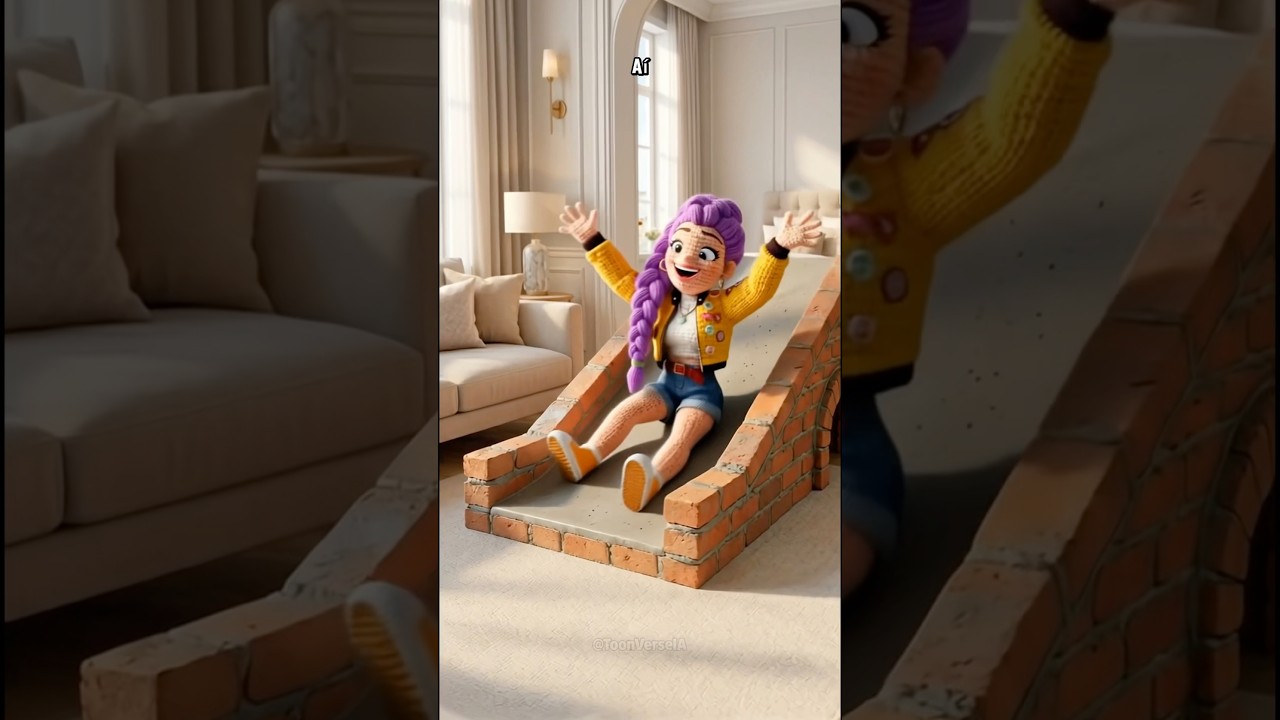 Jinu fez um escorrega pra Rumi #kpopdemonhunters #guerreirasdokpop #ia