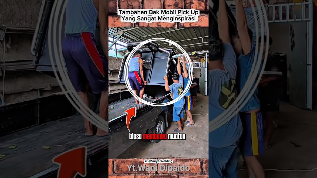 Modifikasi Bak Mobil Pick Up Yang Sangat Menginspirasi‼️ #work #construction