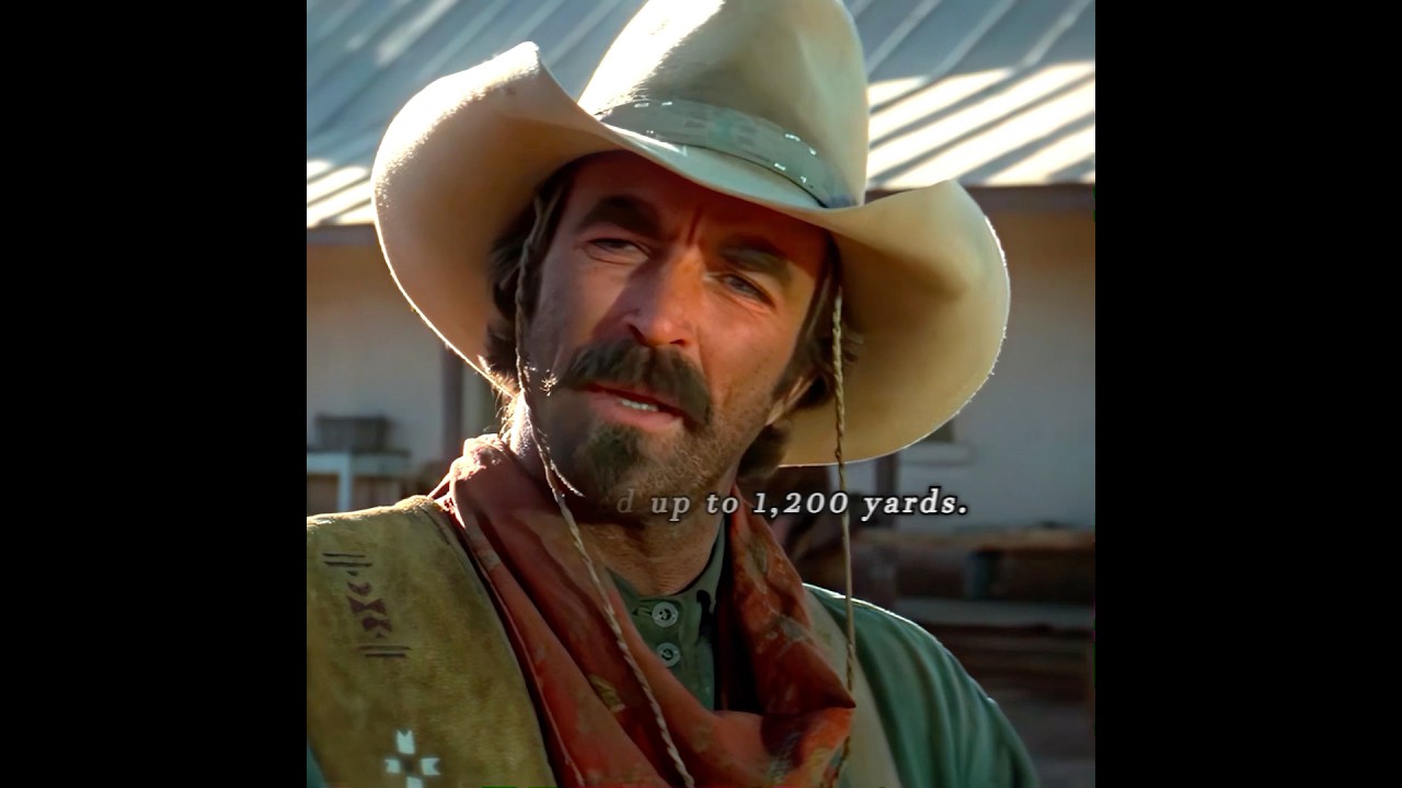The legendary Sharps rifle had a range of up to 1,200 yards.  🔫🔥 | Quigley Down Under (1990)#edit