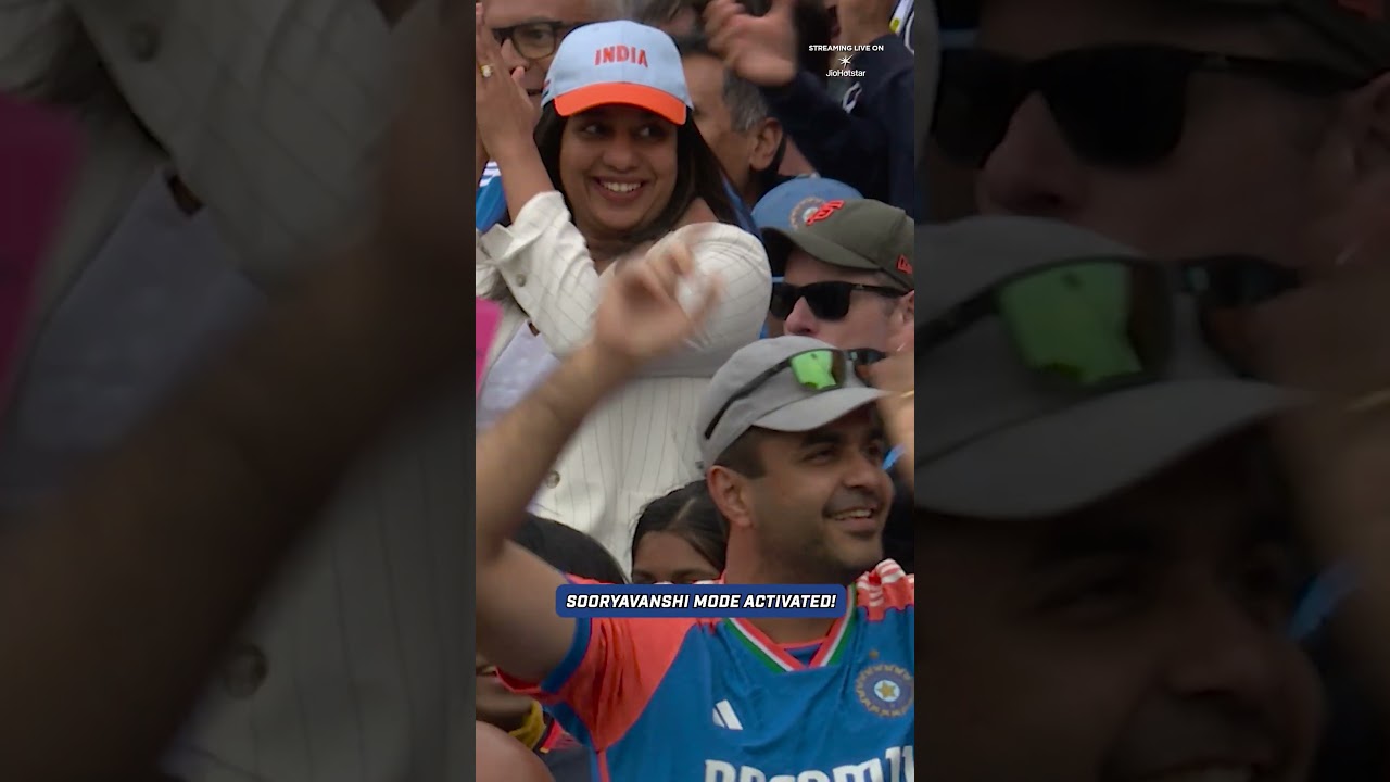 #VaibhavSooryavanshi announces himself in style. | #ENGvIND