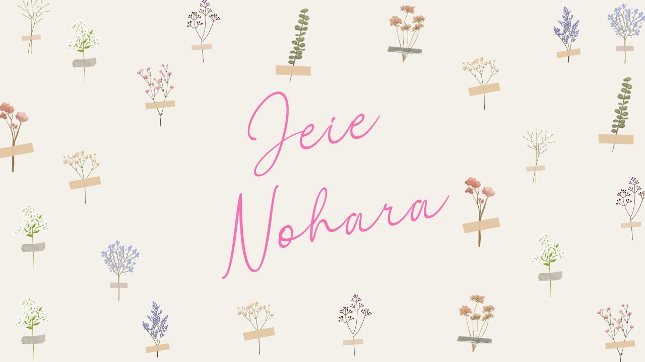 【JEIE NOHARA】#nusav White Roses