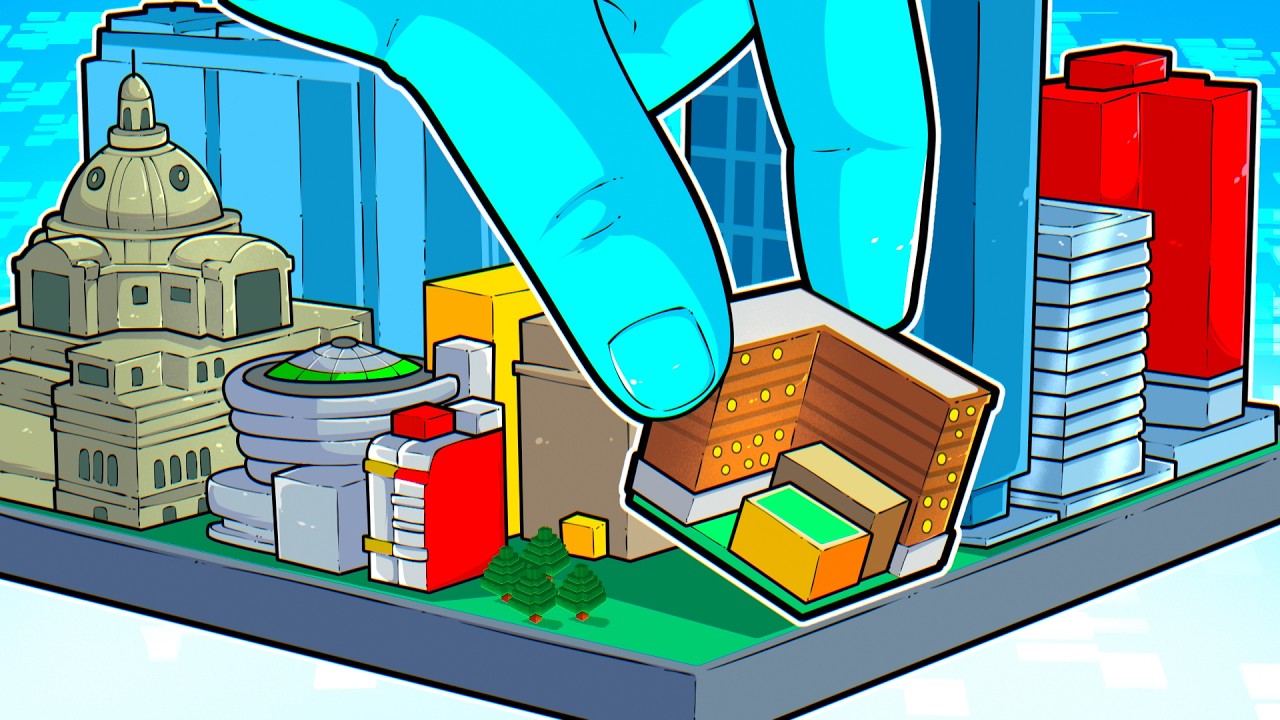 Criei Minha Cidade em Miniatura no Minecraft!