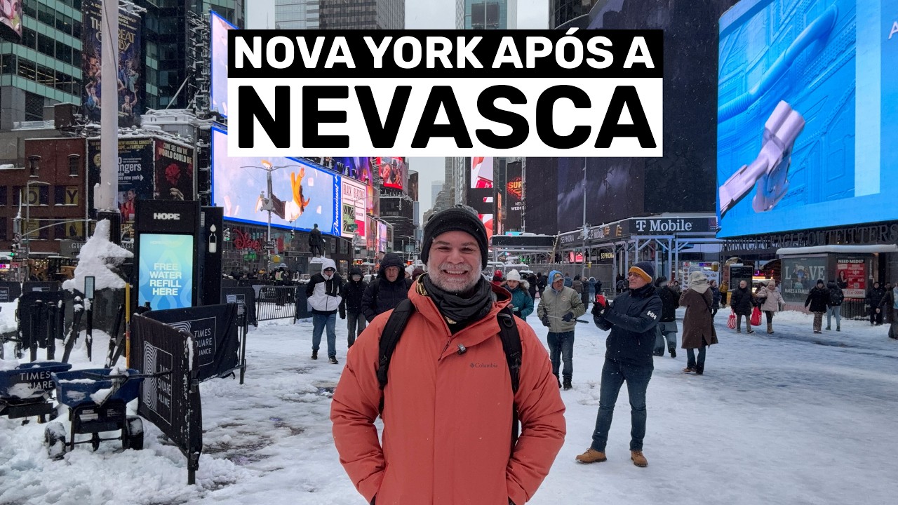Como ficou NOVA YORK depois da NEVASCA? Mostramos em detalhes!