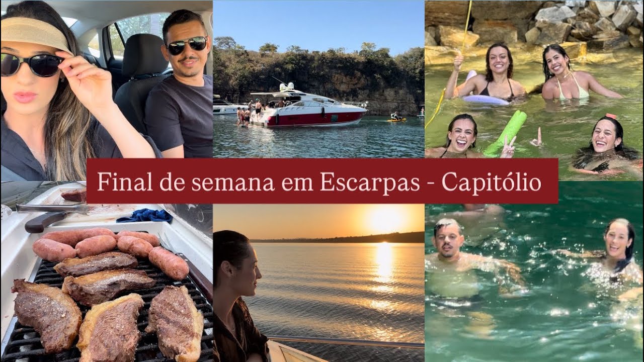 VLOG: Nosso final de semana em Capitólio | onde ficamos | andamos de lancha | água deliciosa 