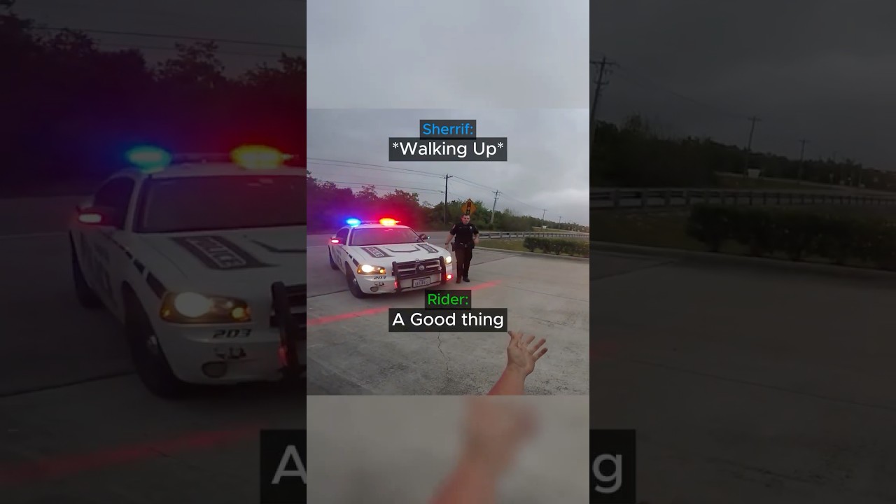 Bikers Good Deed ended up with Police😳