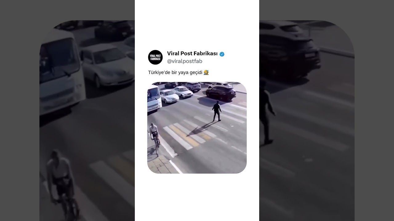 Trafik kurallarına uyalım lütfen 😀😂