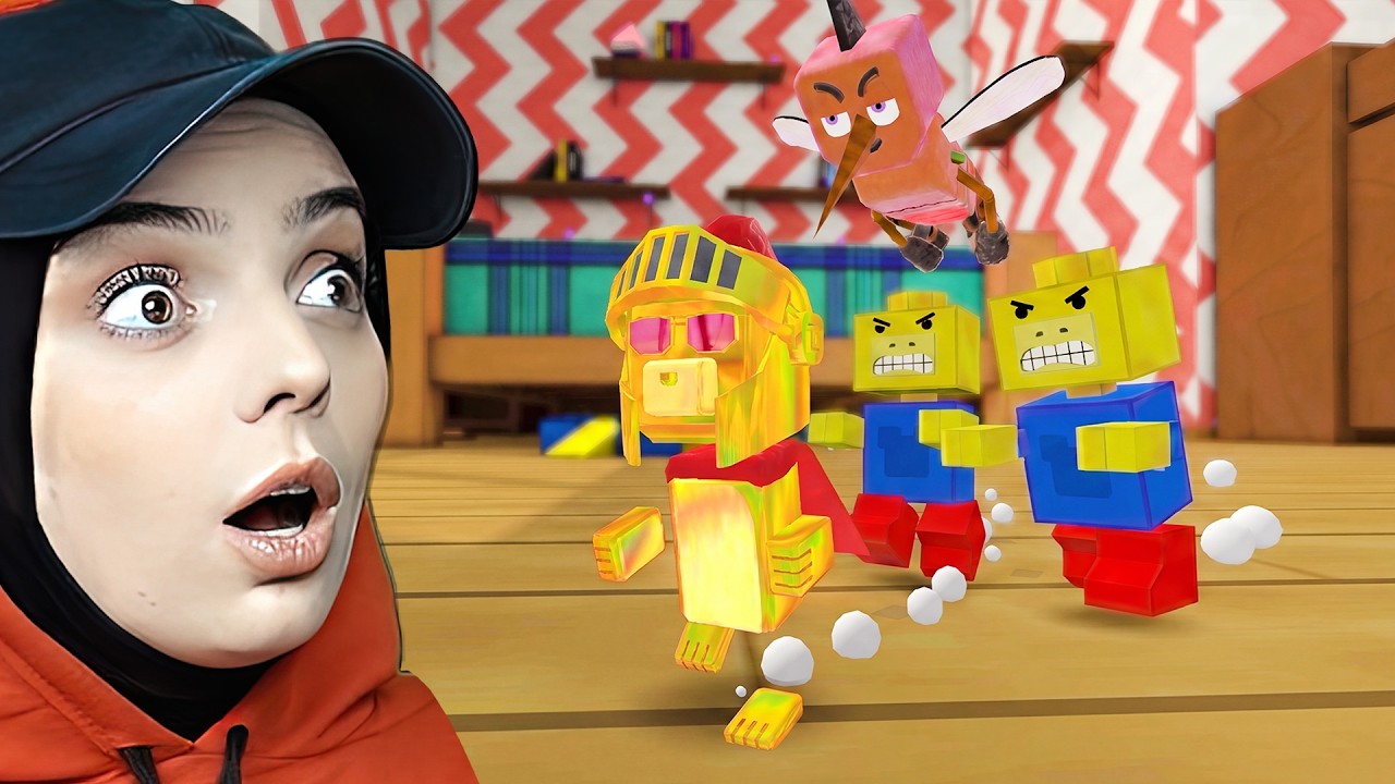 SÜPER AYI VS LEGO ADAMLAR VE SİVRİSİNEK! (HARDCORE) 😱🦟