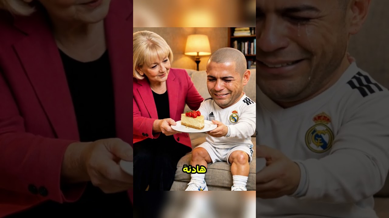 نيمار ارتدى باروكة شعر من أجل الكعكة... أمي اكتشفت الأمر 😂🍰