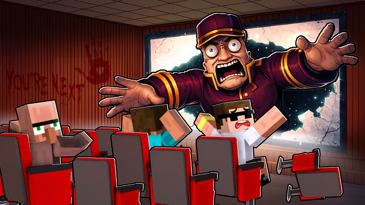 Escaping Horror Cinema in Roblox..