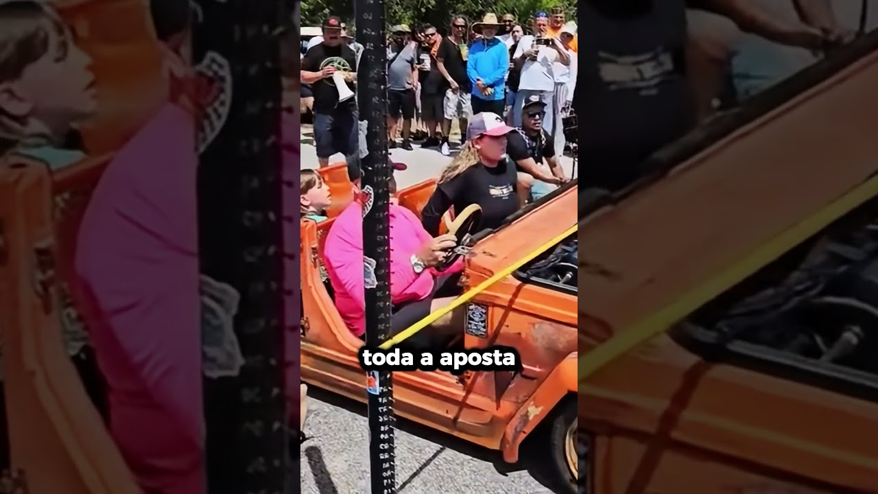 Se o Carro Dele Passar Por Baixo da Barra, Ele Ganha 1 Milhão de Dólares 😮💸