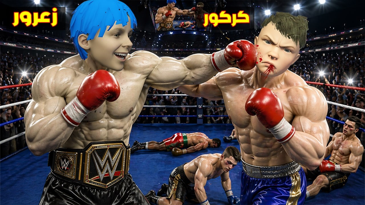 فلم قراند : زعرور القوي سوف يضرب جميع الناس بوكس واحد 🔥😂