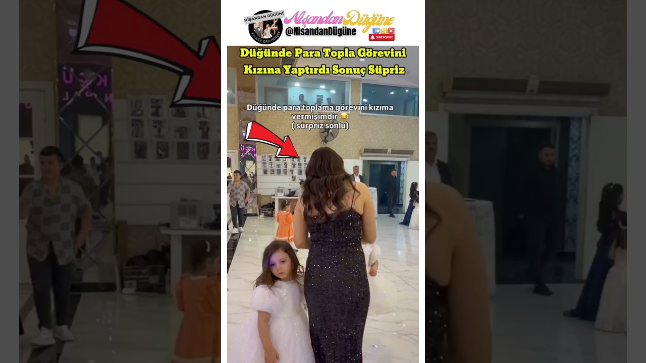 Gittiği düğünde para toplama görevini kızına yaptıran anne evde şok oldu #nişan #düğün #evlilik