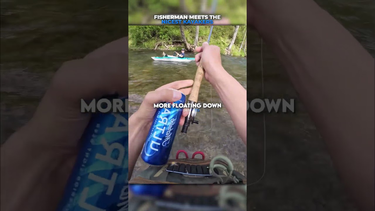 Fisherman Meets the Nicest Kayakers