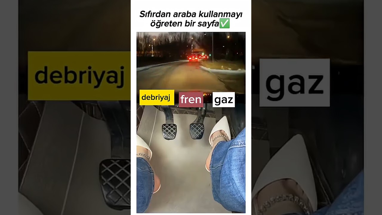 Gaz Fren Debriyaj #arabakullanma