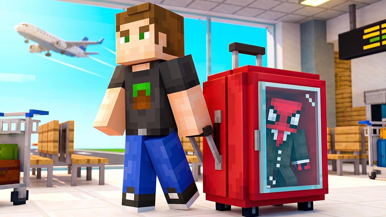 Arkadaşımın Valizinde Seyahat Ettim - Minecraft