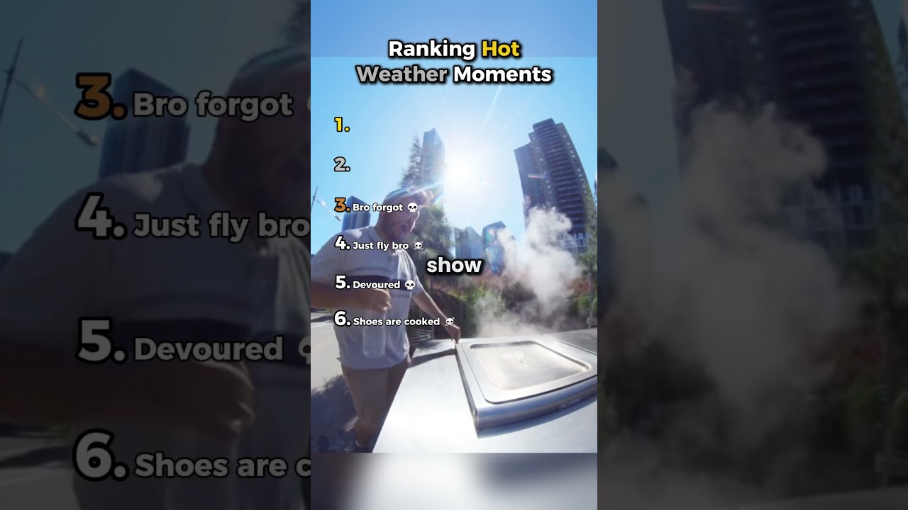Ranking Funny Hot Weather Moments #shorts #funny #viral - Published by DailyTrendz