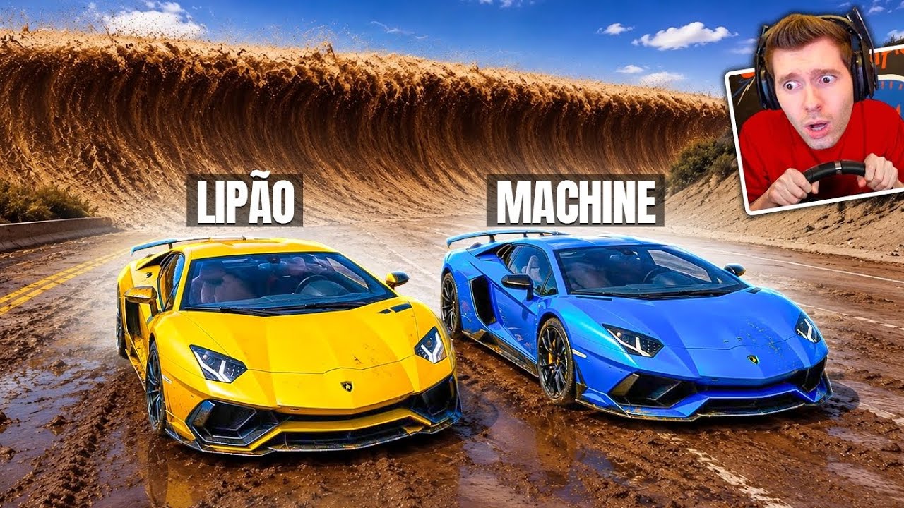 TROLLEI meu amigo FUGINDO DO ATOLEIRO no BeamNG Drive! 