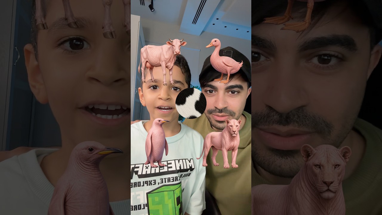 تحدي تلوين الحيوانات مع حمودي 😂👌🏻