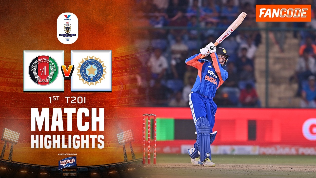 Abhishek Sharma Smashes 82 off 32: India Blitz Afghanistan's Target in Just 13.4 Overs | Highlights