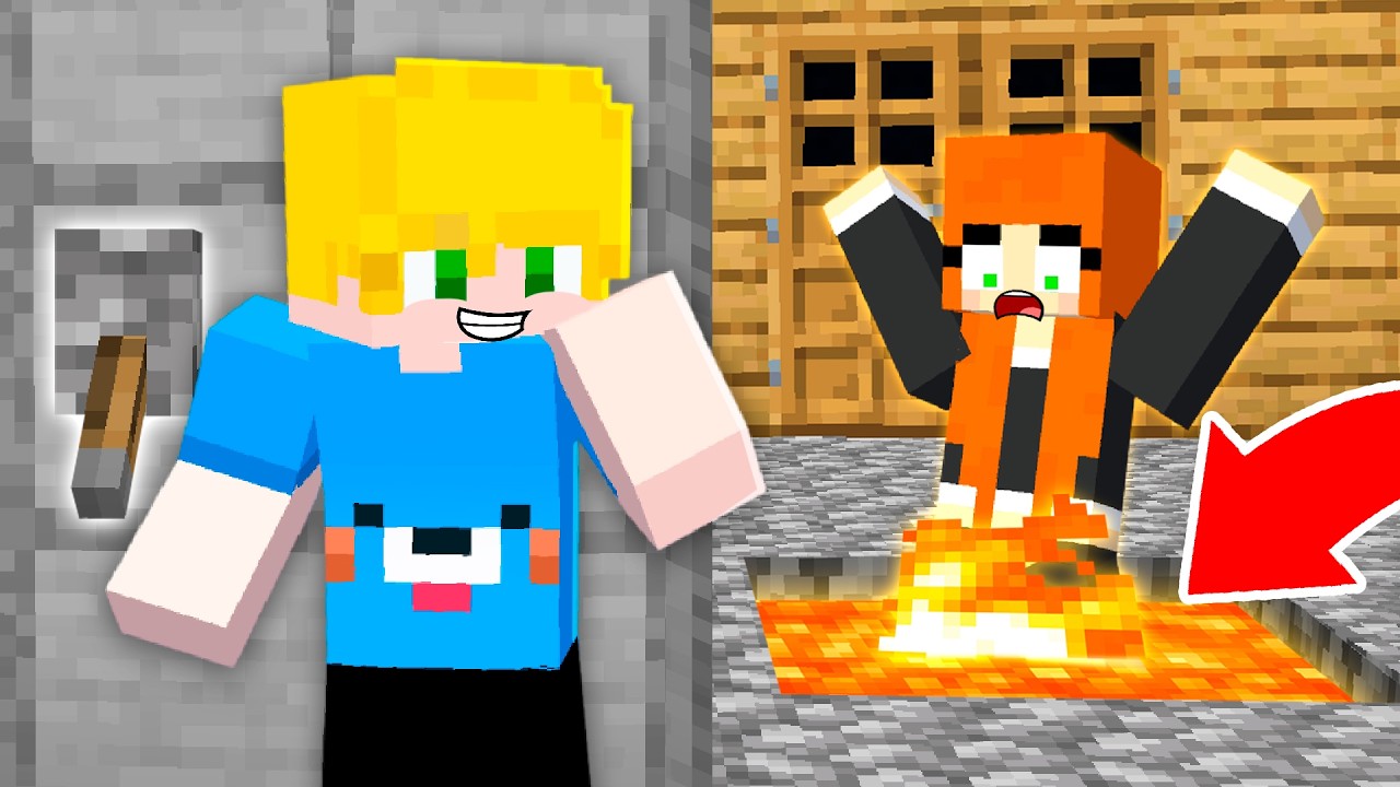 Trolei a Nina com uma Casa de Armadilhas Invisíveis