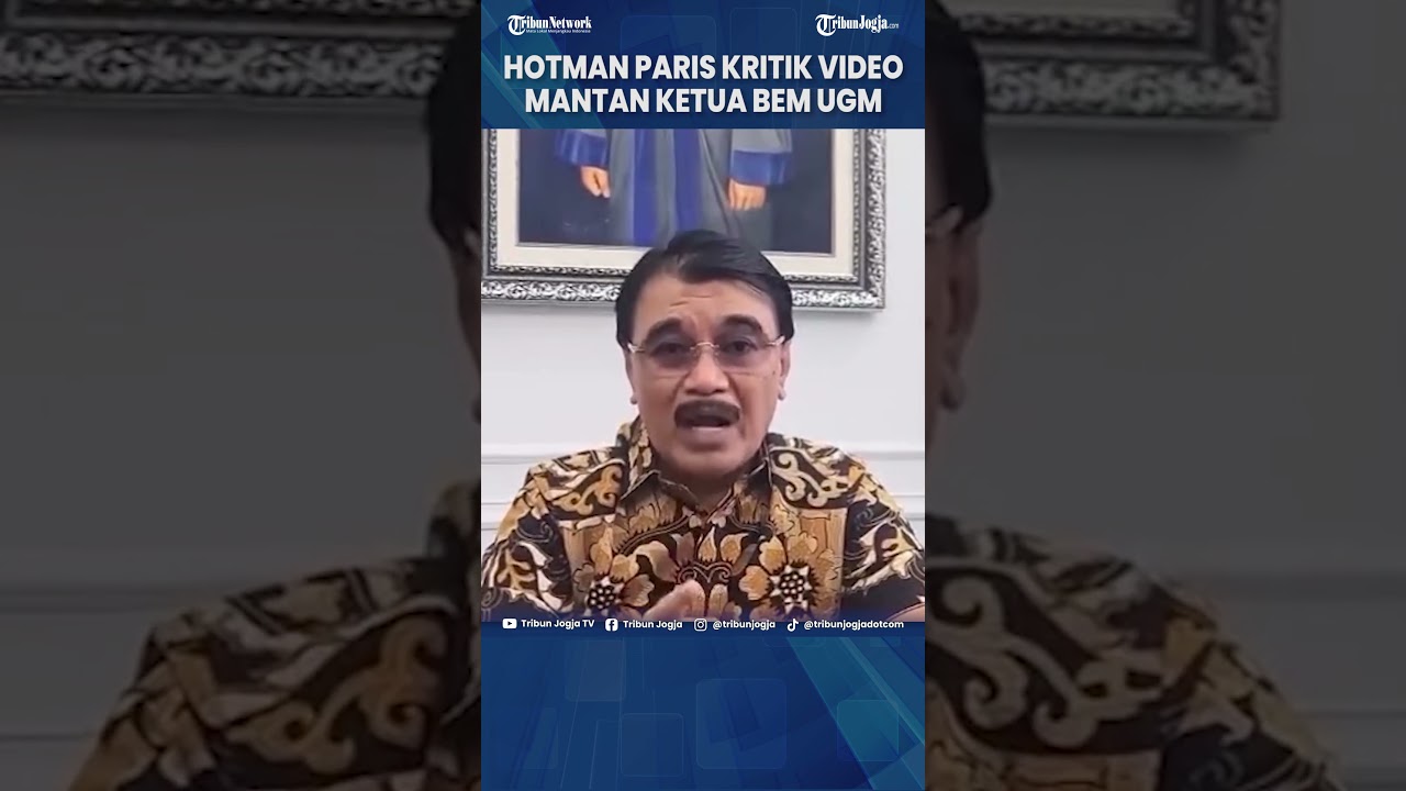 SEBUT MANTAN KETUA BEM UGM HINA PRABOWO, HOTMA PARIS  APAKAH REKTOR UGM BAKAL JATUHKAN SANKSI  #Shor