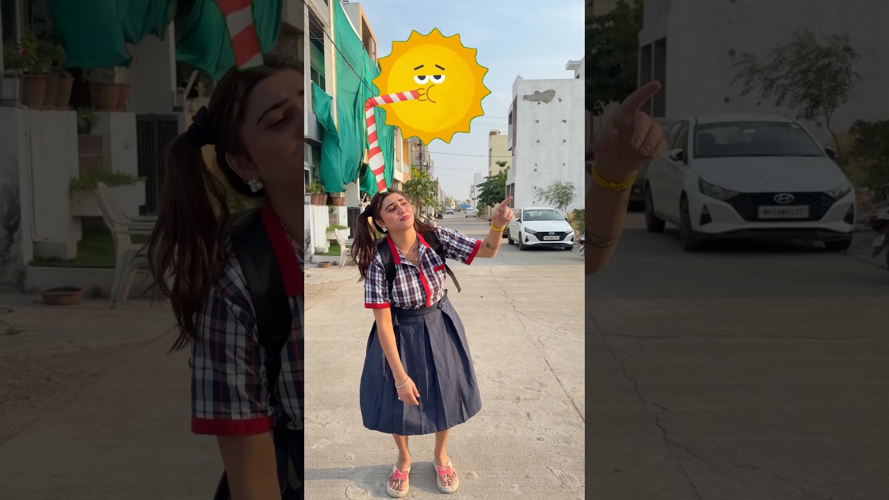 गर्मीयो का मौसम आया🌞🥵 #youtubeshorts #comedy #shorts #kajalsoni #winter @K@Kajalsoni_vlogs