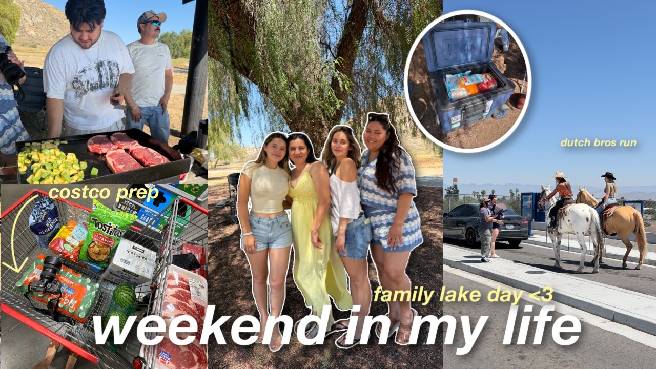 a weekend in my life vlog 💌 | mothers day, family lake time, deep cleaning my house - Published by Nathaly Cuevas
