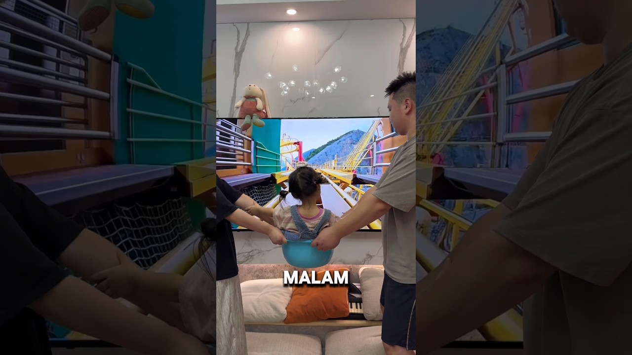 Gak Bisa ke Pasar Malam, Ayah Ini Punya Ide Gokil❗ #shorts #shortsviral #fyp