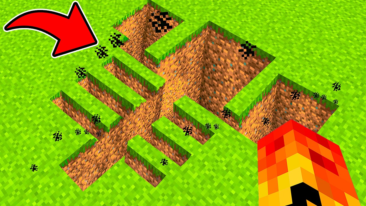 ENCONTREI OS BURACOS SECRETOS DOS MOBS NO MINECRAFT