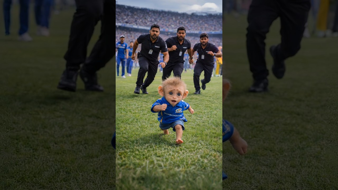 Baby Monkey Rio Was Thrown Out… Now He’s an IPL Hero 🏏🔥