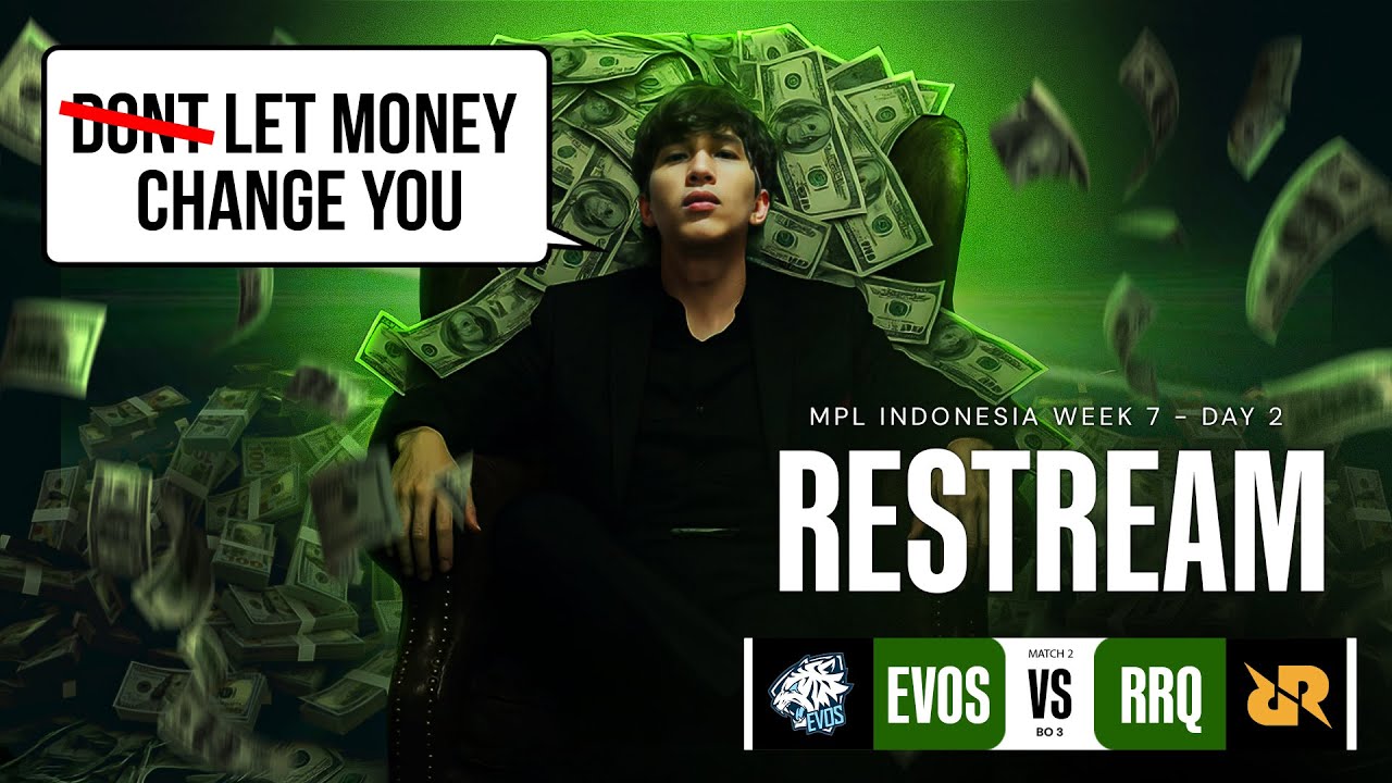 RESTREAM kinkEVOS VS RRQ !!!!! LETSGOOOOO