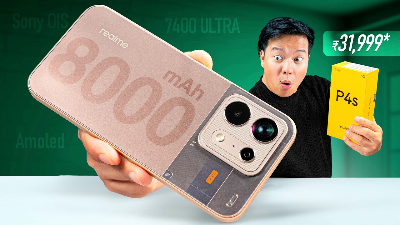 realme P4s Unboxing & Test📌 144Hz AMOLED, Dual Chip Gaming & more @31,999*