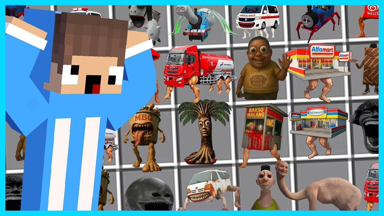 MIPAN & ZUZUZU BUAT KEBUN BINATANG ANOMALI DI MINECRAFT SURVIVAL!