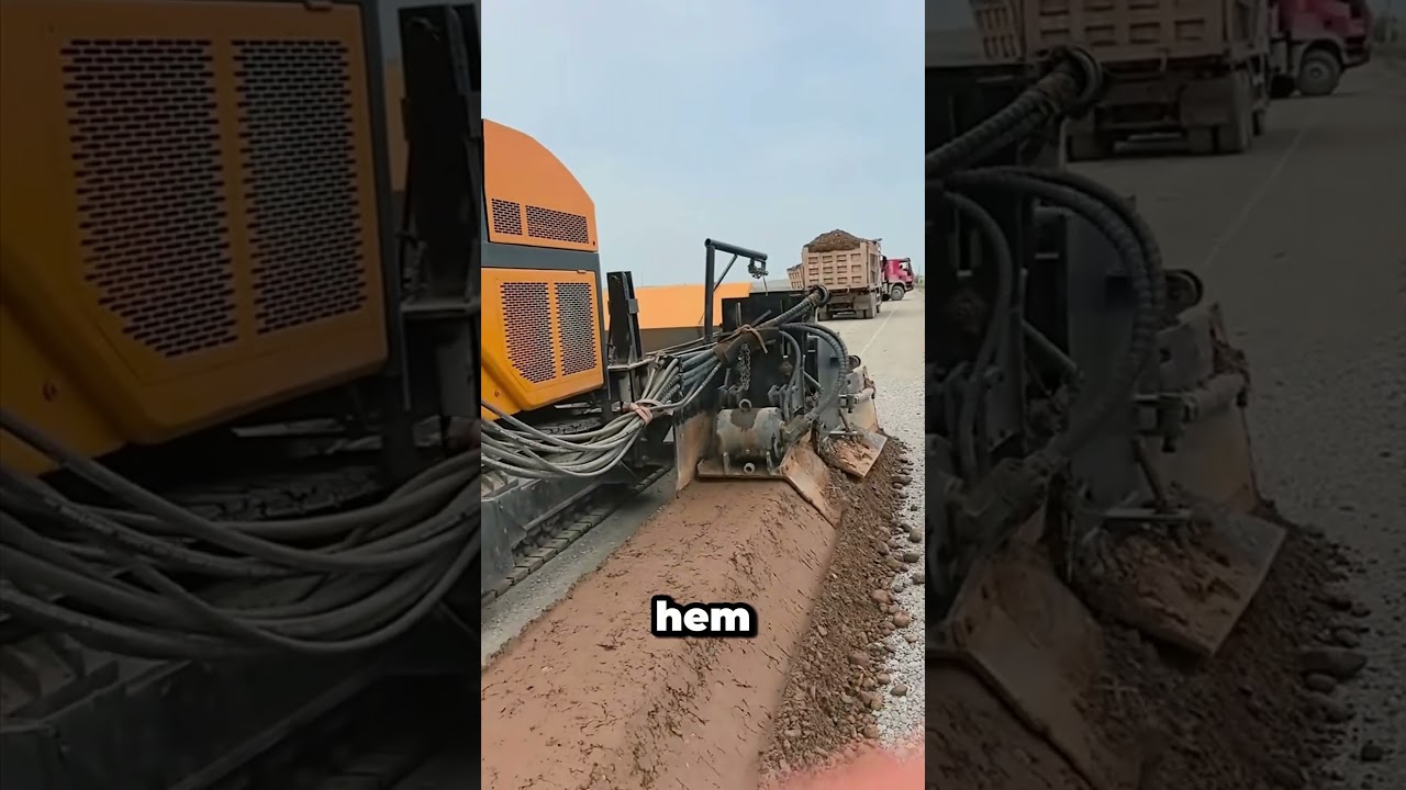 Toprağı yutuyor, yolu kusursuz hale getiriyor!