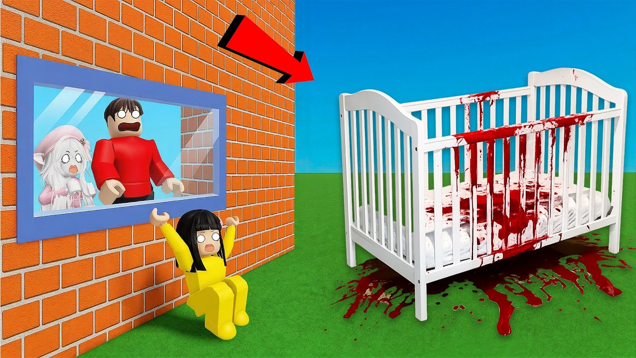 Yuta Mio Bangun Benteng Aman Dari Keranjang Bayi Berlumuran Darah Mengerikan | ROBLOX