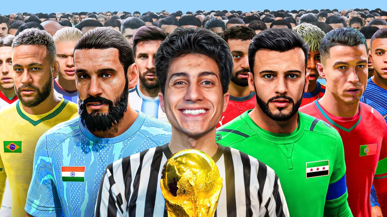 صنعت أكبر كاس عالم في التاريخ (211 دولة )