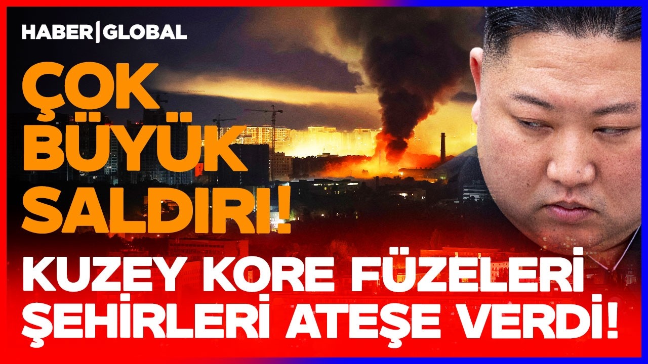ŞEHİRLER ALEV ALEV! Kuzey Kore Füzeleri Avrupa Kapılarını Yerle Bir Etti!