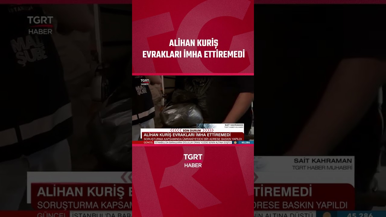 Alihan Kuriş Evraklar İmha Ettiremedi! #shorts