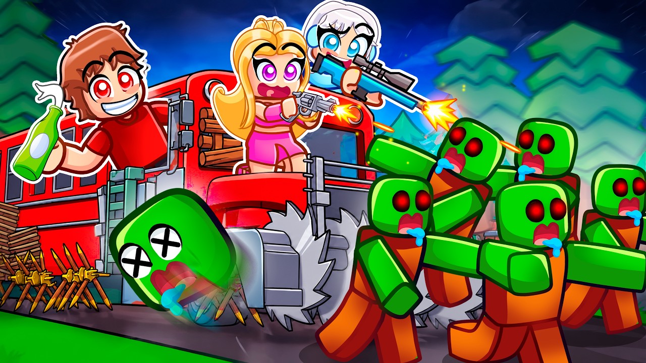 Roblox Shredder Bus VS ZOMBIES