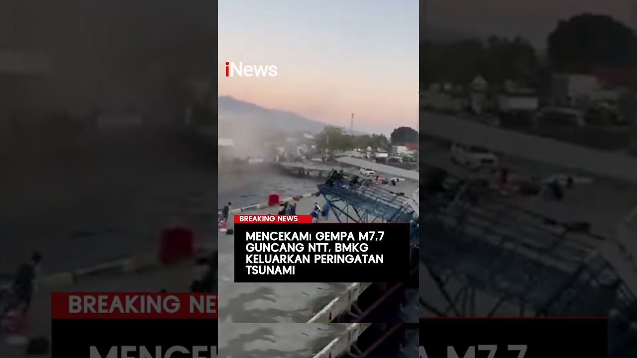 Mencekam! Gempa M7,7 Guncang NTT, BMKG Keluarkan Peringatan Tsunami