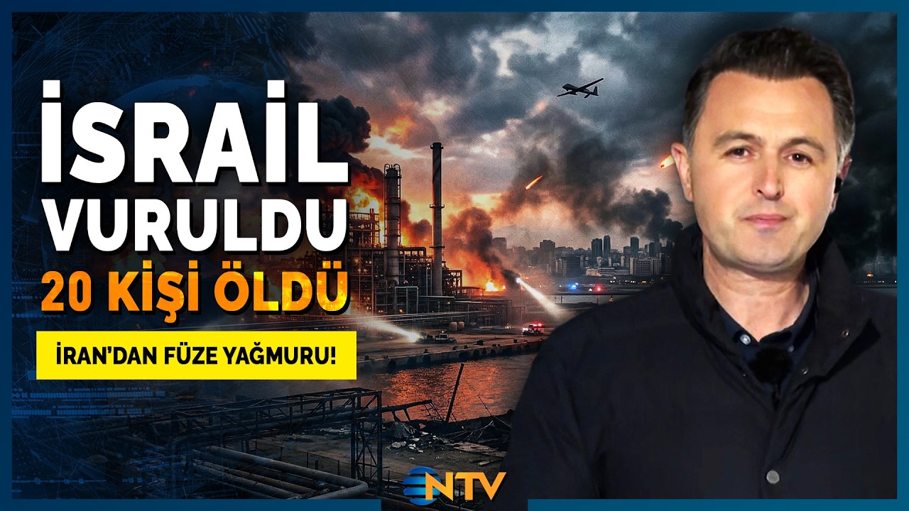 Demir Kubbe, İran'ın Füze Yağmuru Karşısında Etkisiz Kaldı! İsrail'de 20 Kişi Öldü | NTV