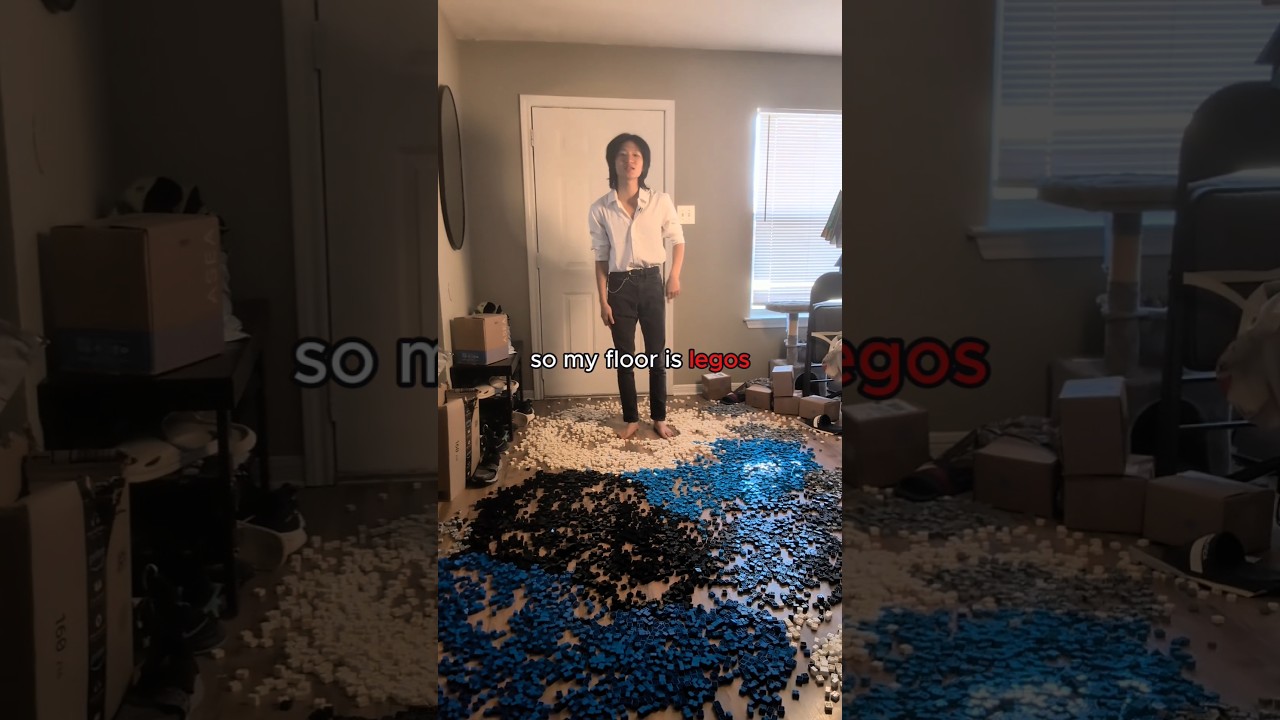 Can I draw Anime with 10,000 Legos??