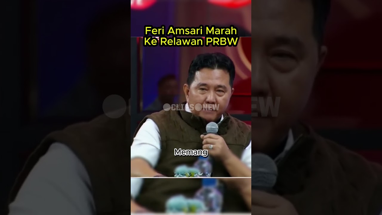 Feri Amsari Marah Ke Relawan PRBW #beritaterkini #viral #shortvideo #debat #shorts #inews #politik