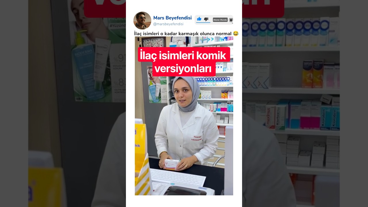 İlaç isimlerini doğru söyleyememek @RezzanMira