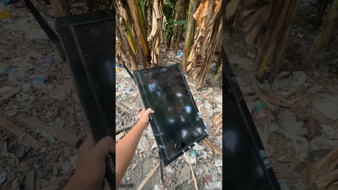 Menemukan Tv Led Dan Jam Tangan Di Tempat Sampah #nemu #menemukan #restorasi #tv #jamtangan