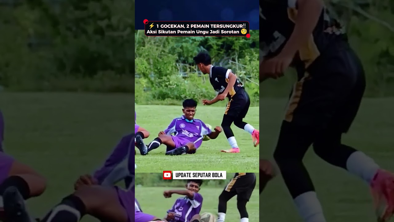 😨 AKSI MENAWAN! Kaos Hitam Perlihatkan Skill Tinggi Hingga 2 Pemain Ungu Tersungkur! 🔥