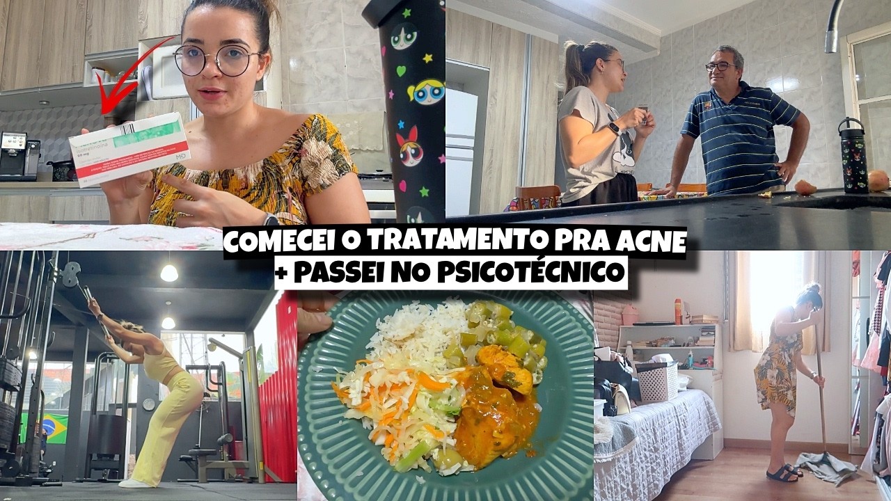 COMECEI O TRATAMENTO, FIZ O PSICOTÉCNICO, ORGANIZANDO A CASA e muito mais ❤️ - Bruna Paula