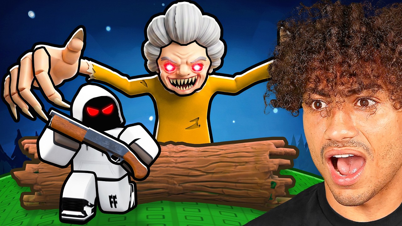 Surviving 50 NIGHTS At GRANDMA'S In Roblox..