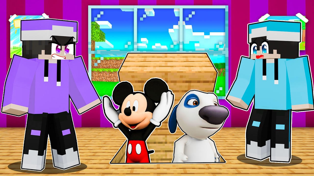 ماين كرافت لكن ماما جمسه كشفت بيتنا السري !!؟ 😱🔐