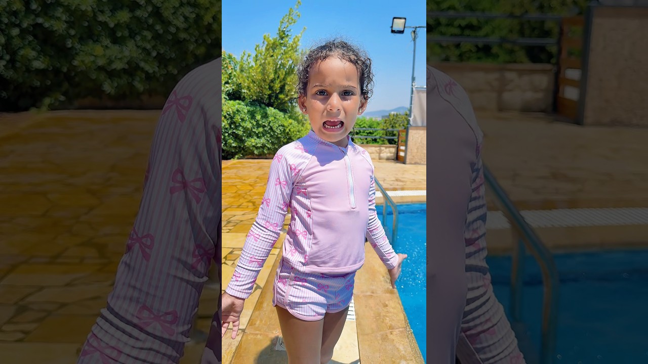 ميلا نزلت المسبح // #issahajaj #viralvideo
